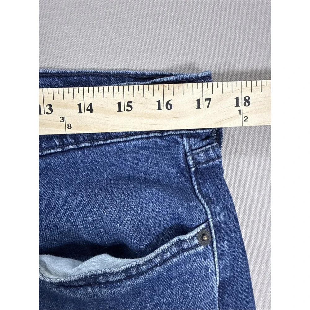Levi's 511 Jeans Mens 34x30 Blue Denim Slim Fit Hemmed To 25 Medium Wash